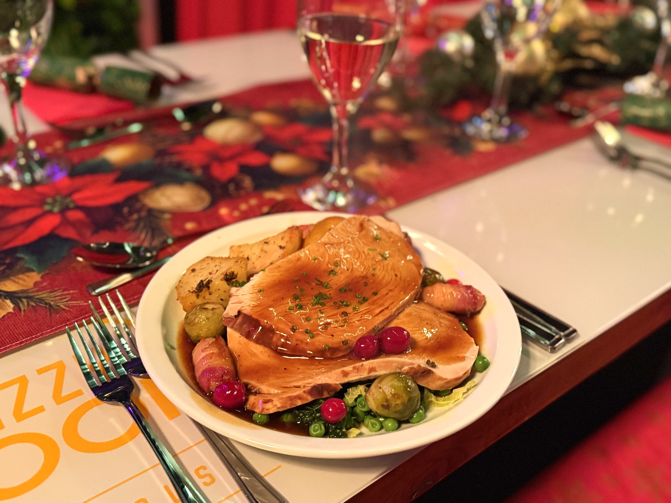 Traditional turkey dinner